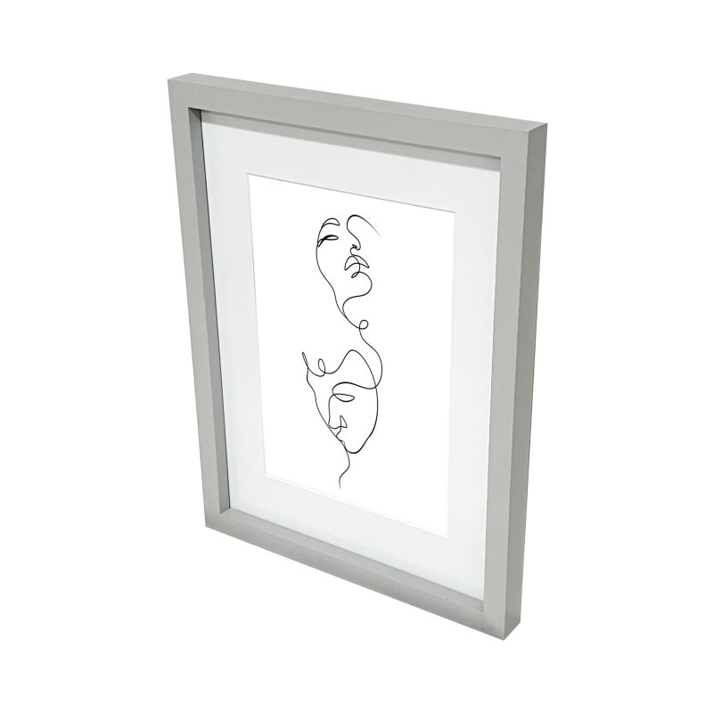 Ramka na zdjęcia GoodHome Islande 30 x 40 cm szara