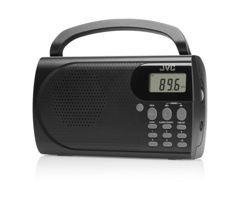 Przenośne radio JVC RA-E431B Czarne 1szt.