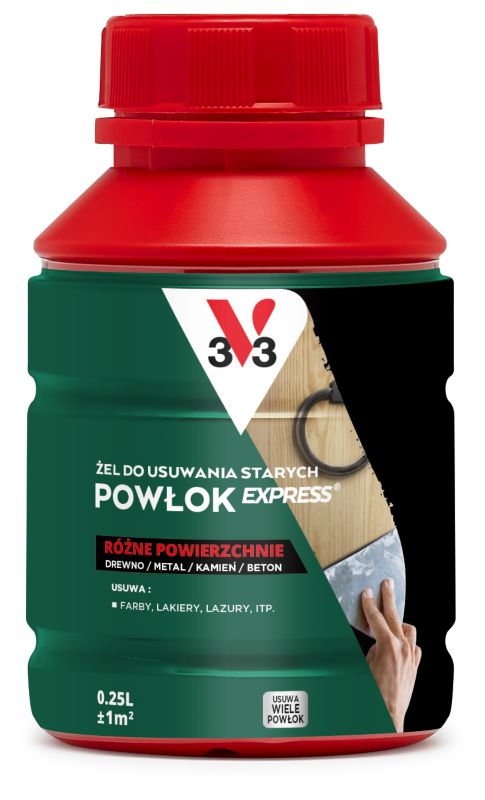 Środek do usuwania starych powłok farby V33 0,25 l