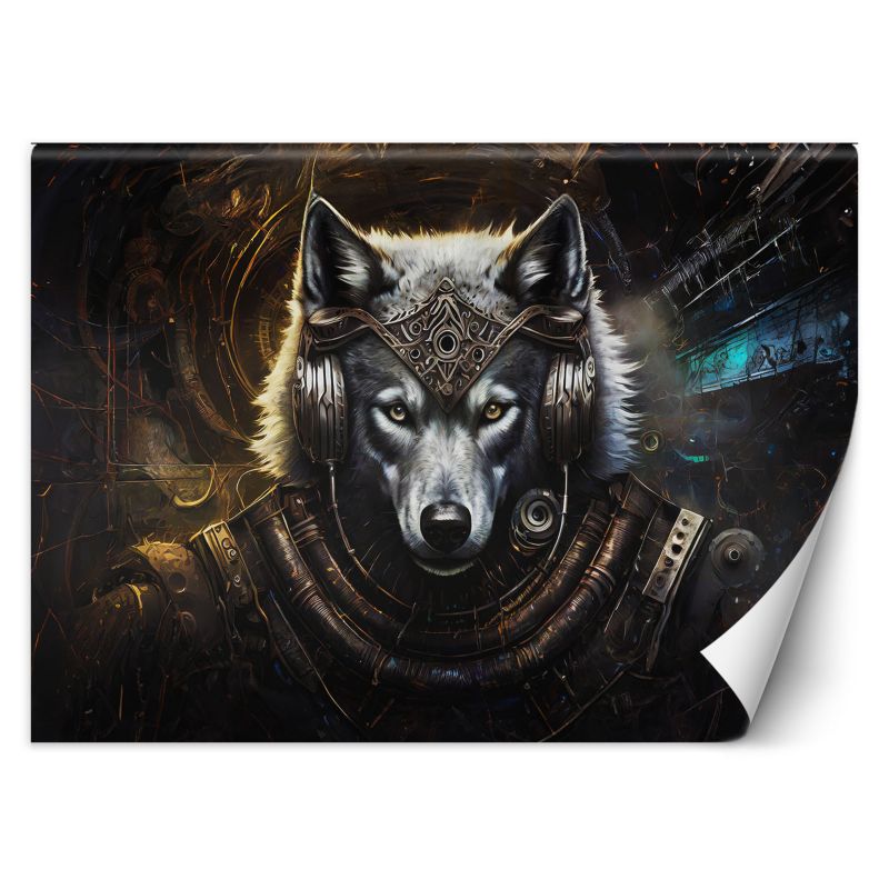 Fototapeta Feeby Wilk Abstrakcja Zwierzęta 200x140 1 szt
