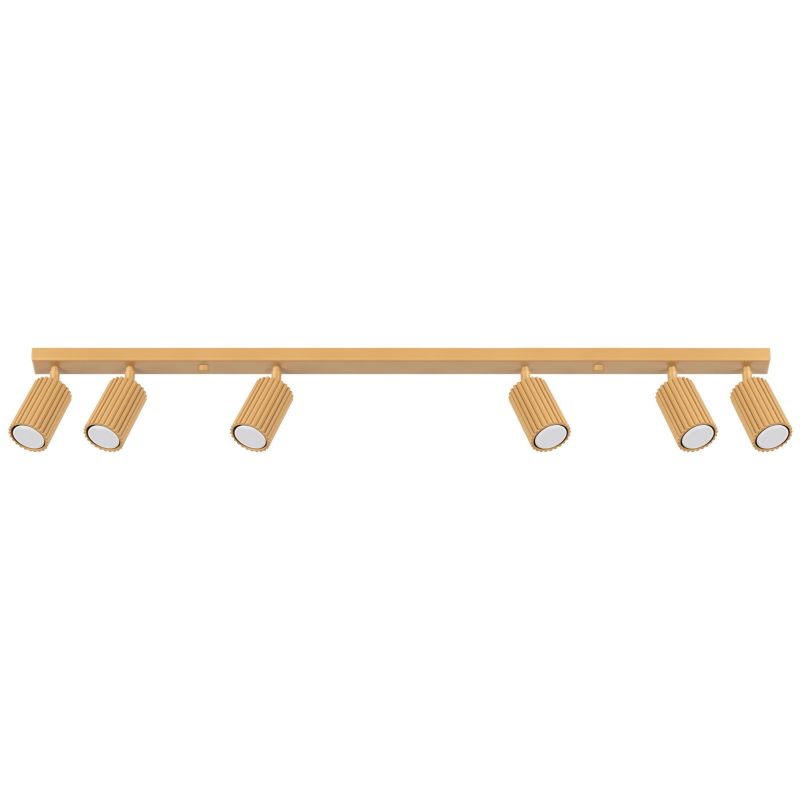 Plafon Sollux Lighting KARBON 6L złoty 1 szt.