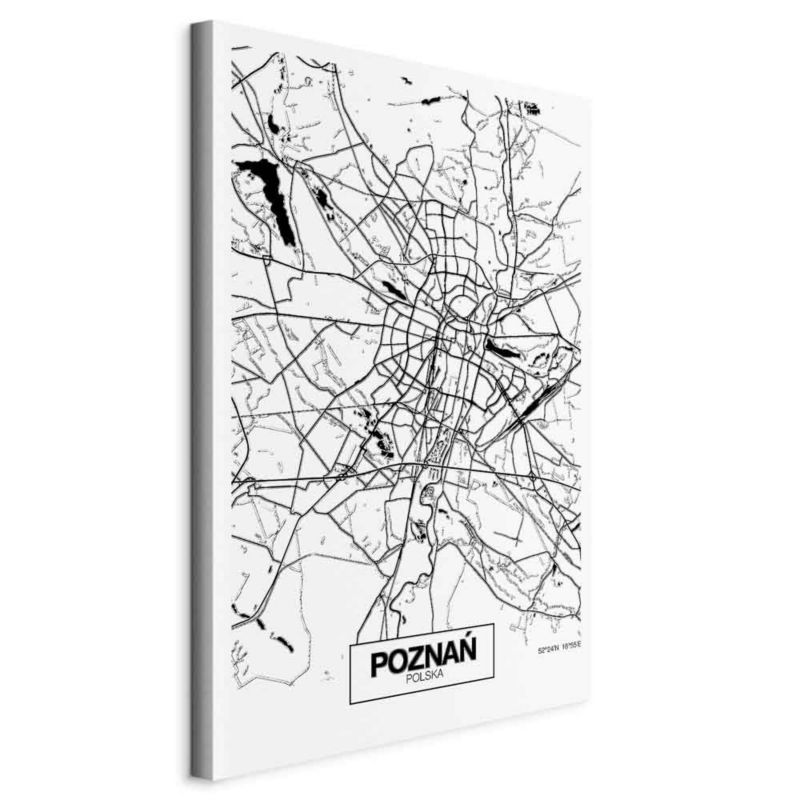 Obraz Artgeist Poznań 60 x 90 cm płótno włoskie 1 szt