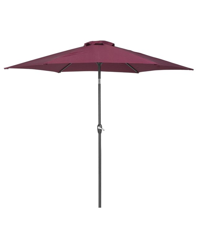 Parasol ogrodowy 270 cm burgundowy Varese 1 szt.