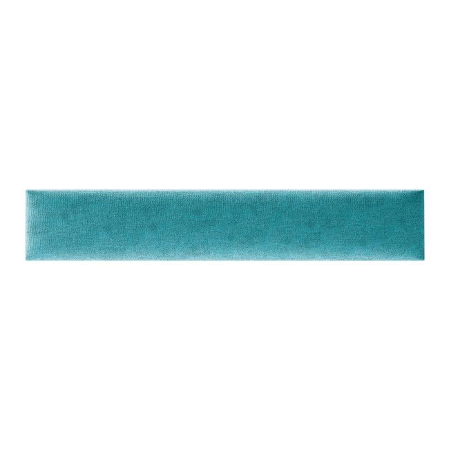 Panel ścienny tapicerowany Stegu Mollis prostokąt 90 x 15 cm turkusowy