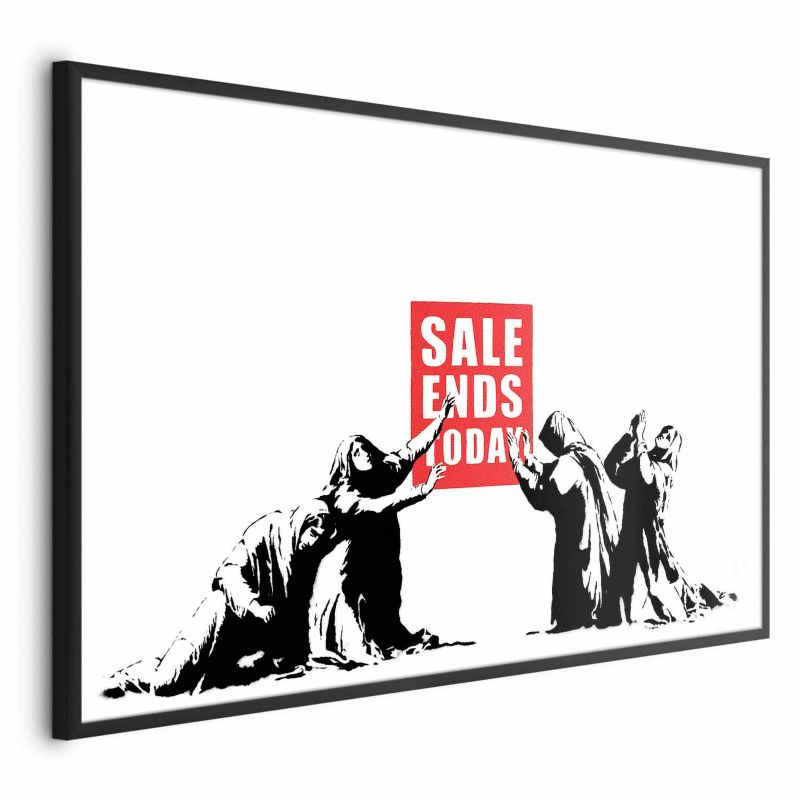 Plakat Artgeist Wyprzedaż 90x60 cm z ramą czarną 1 szt