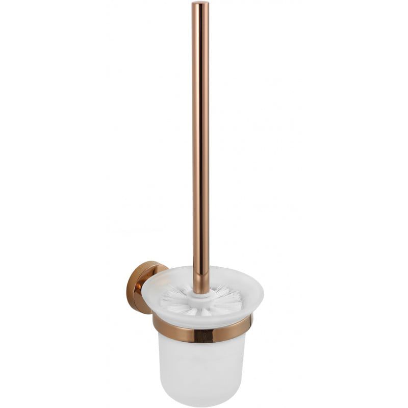 Szczotka toaletowa ścienna Mexen Remo różowe złoto 11,5x37 cm 1 szt.