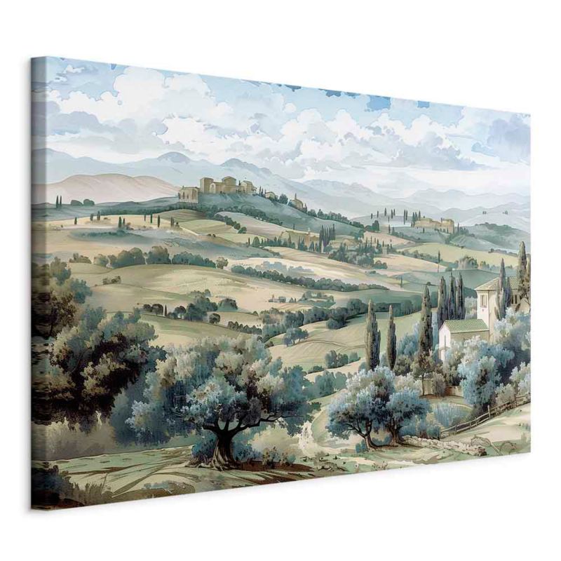 Obraz Artgeist Pejzaż toskański 120 x 80 cm flizelina 1 szt