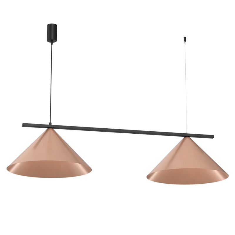 Lampa wisząca Milagro Capital 2xgx53 40W miedziany 1 szt.