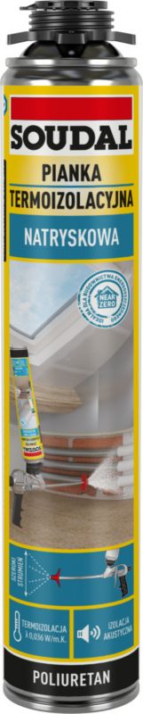 Pianka montażowa Soudal Gun natryskowa 700 ml