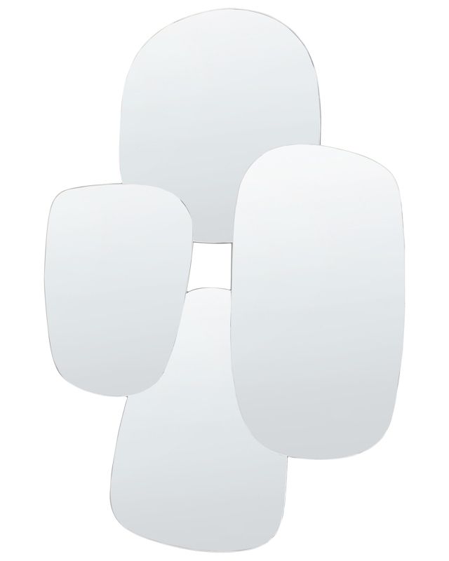 Lustro ścienne Vouzon 80 cm 120 cm Srebrny 1 szt.