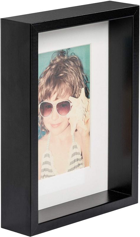 Ramka na zdjęcie BD art głęboka 15x21 A5 passe-partout 10x15 czarna 1 szt.
