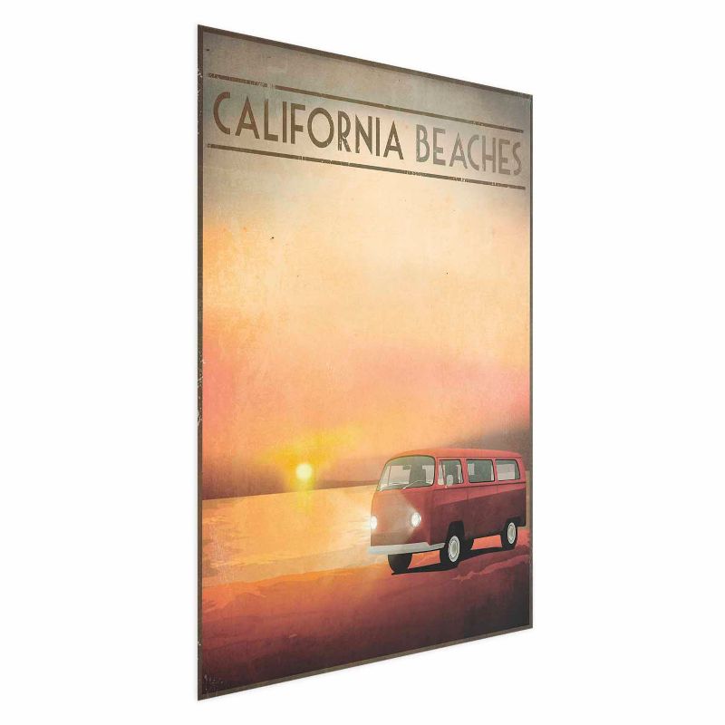 Plakat Artgeist California Beaches 60x90 cm bez ramy 1 szt