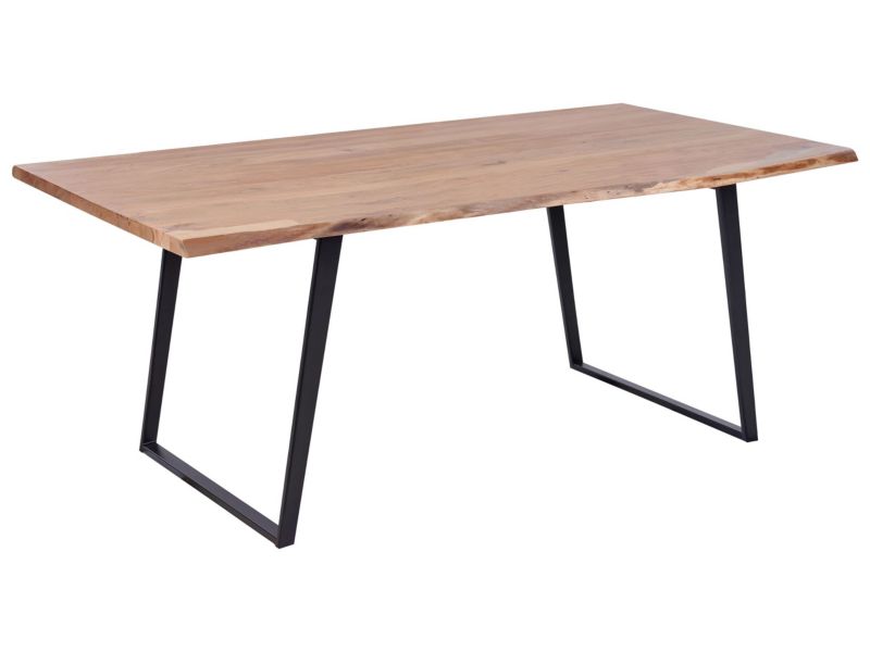 Stół do jadalni dla 8 osób Jaipur 100 cm 200 cm Jasne drewno 1 szt.