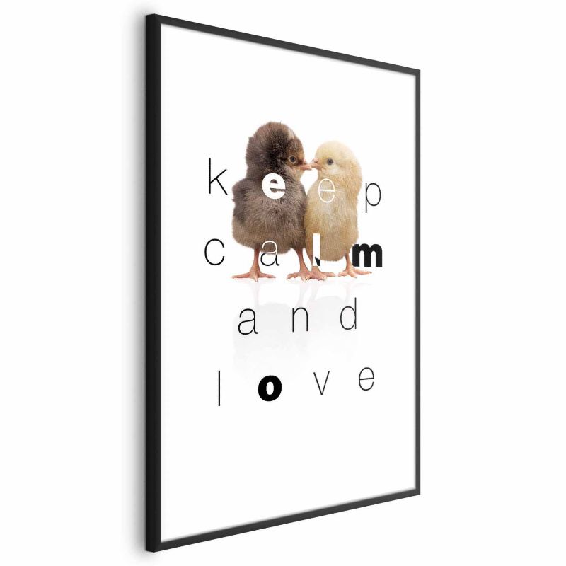Plakat Artgeist Keep Calm 29,7x42 cm z ramą czarną 1 szt