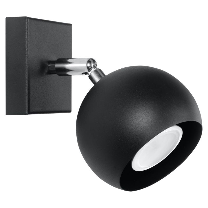 Kinkiet Sollux Lighting OCULARE czarny 1 szt.