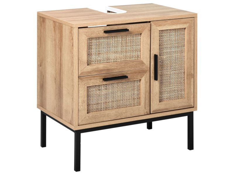 Szafka pod umywalkę Rosell MDF 60 cm 40 cm 60 cm Jasne drewno 1 szt.