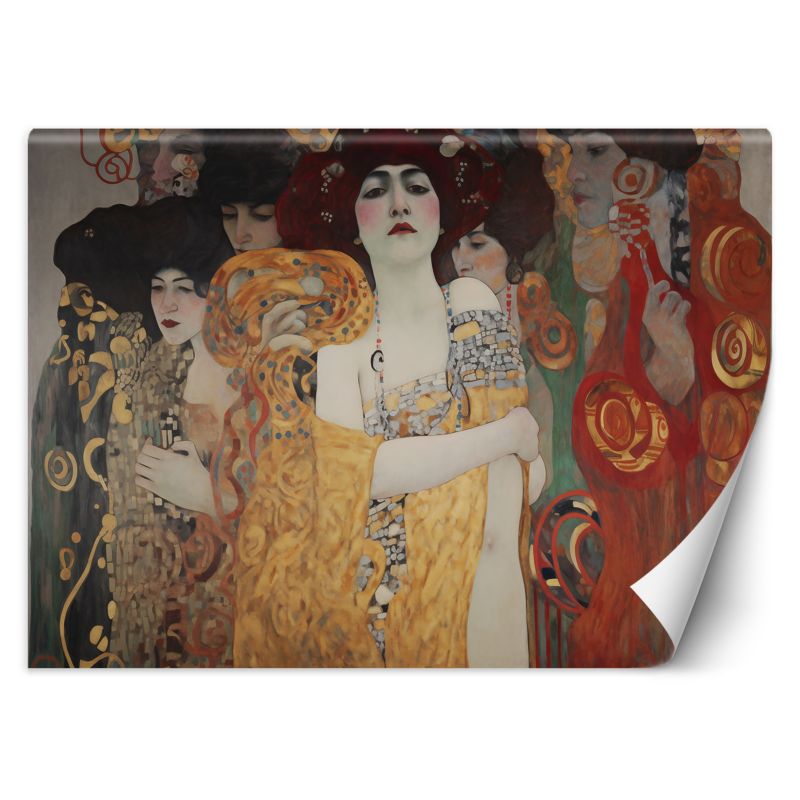 Fototapeta Feeby Damy kobiety portret - G. Klimt 200x140 1 szt