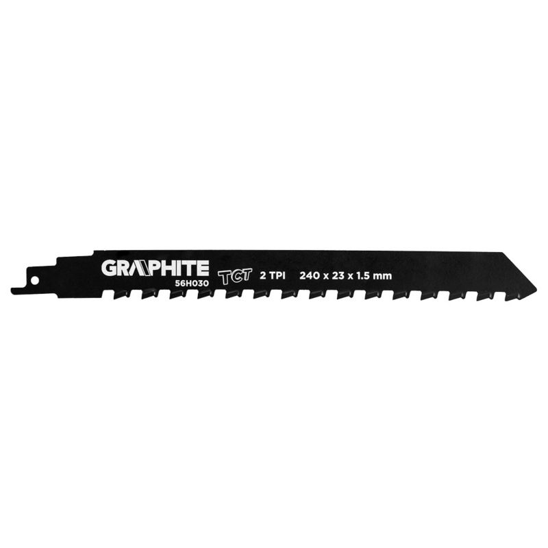 Brzeszczot do piły szablastej GRAPHITE HM, 240 x 23 x 1.5 mm, 2TPI 1 szt