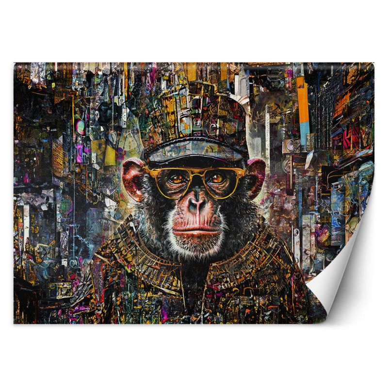 Fototapeta Feeby Małpa z kolorowymi akcentami 400x280 1 szt