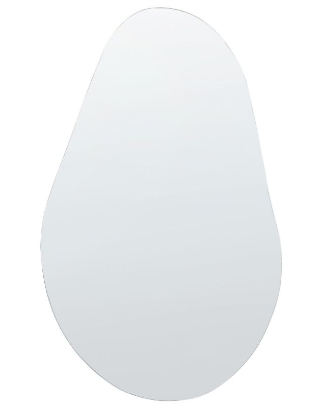 Lustro ścienne Aubagne 40 cm 65 cm Srebrny 1 szt.