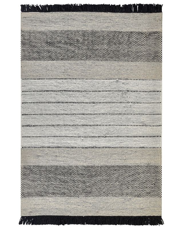 Dywan wełniany 160 x 230 cm beżowo-czarny Yazlik 1 szt.