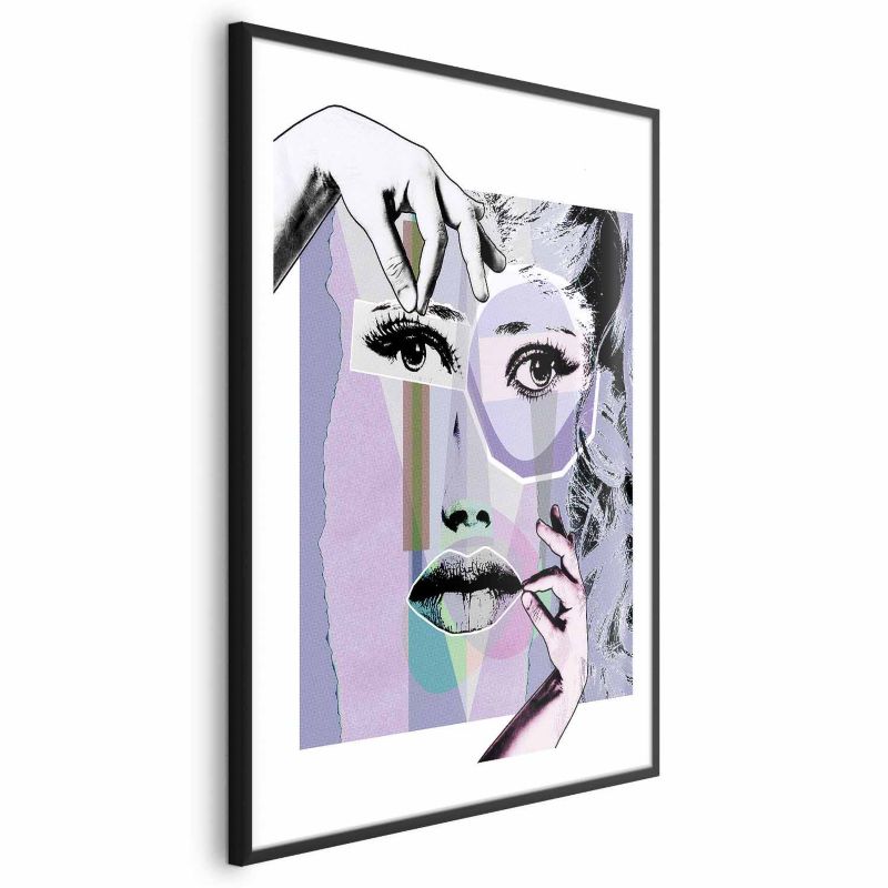 Plakat Artgeist Chirurgia plastyczna 40x60 cm z ramą czarną 1 szt