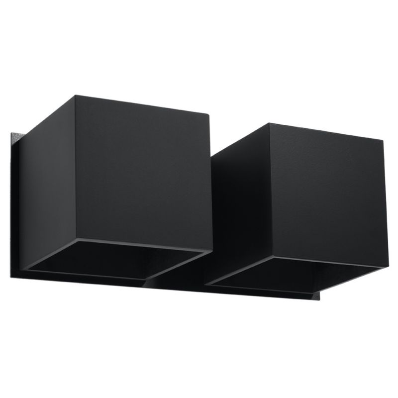 Kinkiet Sollux Lighting QUAD 2 czarny 1 szt.