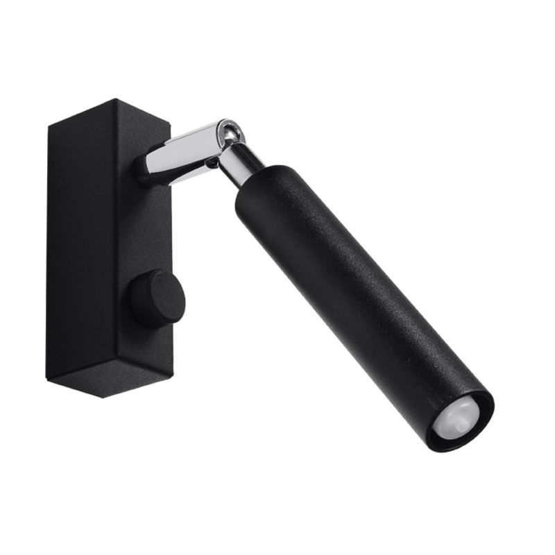 Kinkiet Sollux Lighting EYETECH 1 czarny 1 szt.