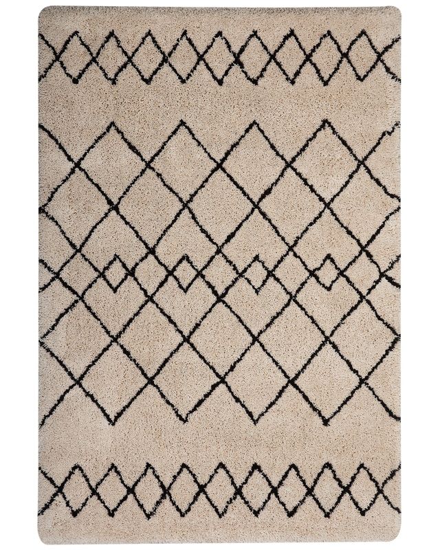 Dywan 160 x 230 cm beżowo-czarny Havsa 1 szt.