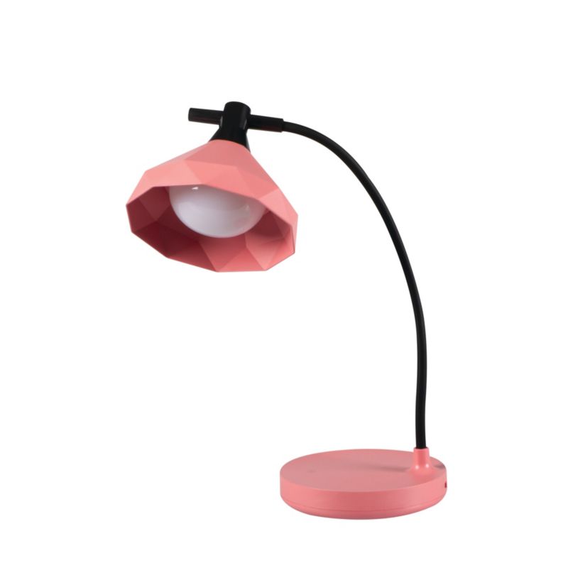 Lampa stołowa LED LightLogic LL KITA DIM CCT PK 66368 reg. temp. barwowej 3000/4000/6500K biurkowa dla dzieci różowa USB 1 szt.