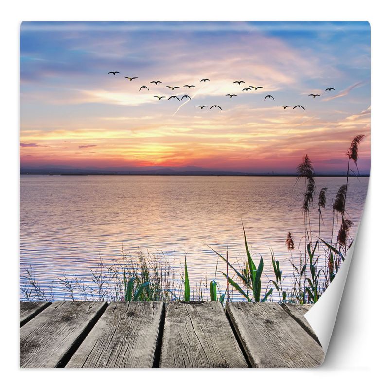 Fototapeta Feeby Pomost o zachodzie słońca 250x250 1 szt