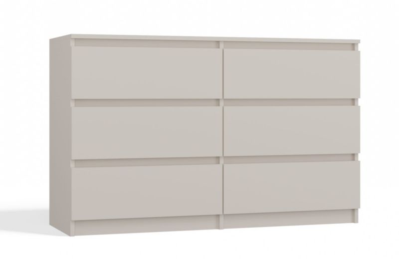 Komoda Topeshop Malwa M6 120 Kaszmir Beż 30x120x75 cm 1 szt.