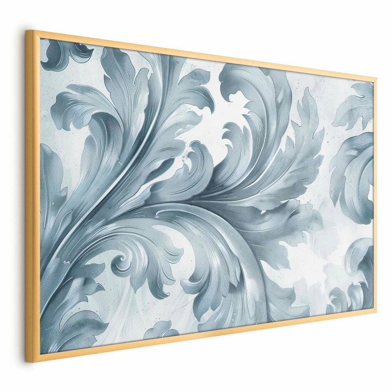 Plakat Artgeist Kamienny ornament 30x21 cm z ramą złotą 1 szt