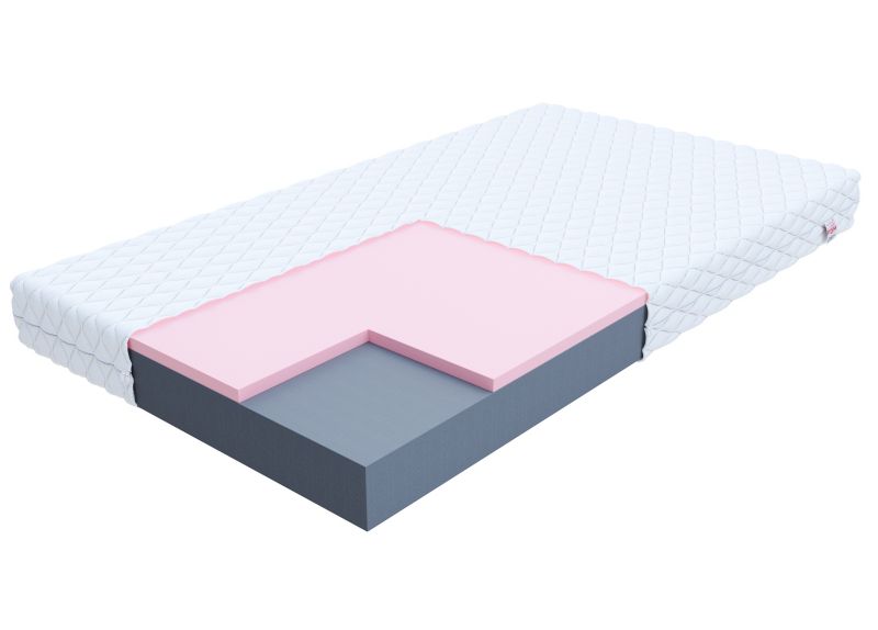 Materac piankowy FDM ORSA 120x200 pianka poliuretanowa i pianka termoelastyczna V30 1 szt.