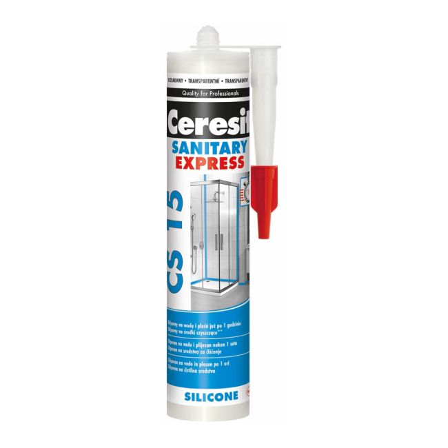 Silikon Ceresit CS 15 Express bezbarwny 280 ml