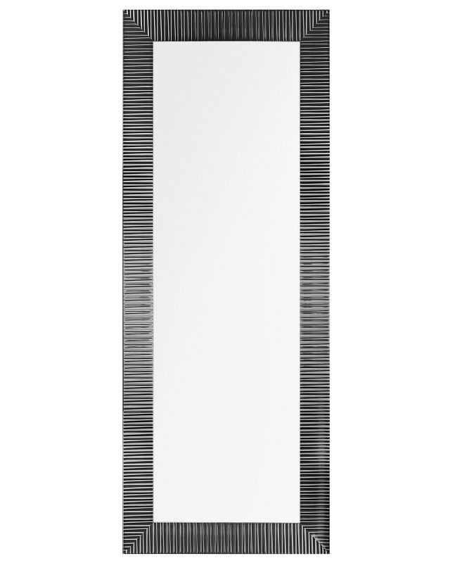 Lustro ścienne Draveil 50 cm 130 cm Czarny 1 szt.