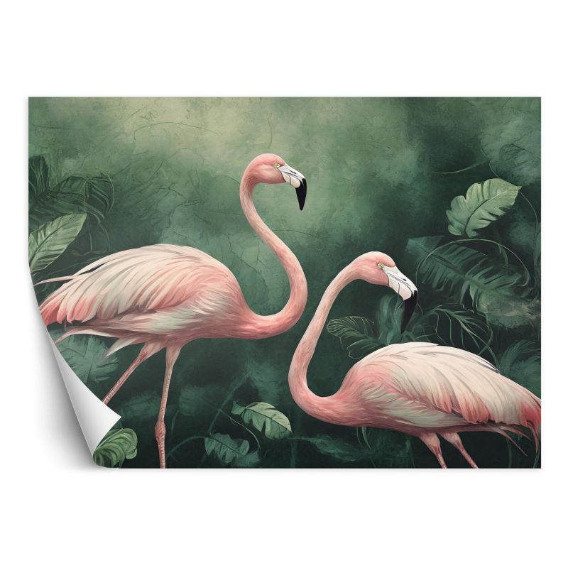 Fototapeta Feeby Flamingi Botanika Przyroda 200x140 1 szt