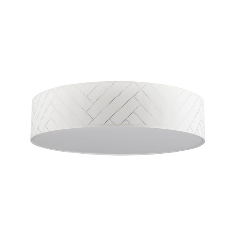 Lampa Sufitowa Plafon SPOT Light 4xE27 Max.25W Biały z akcentami srebra, Polski Producent, 1 szt.