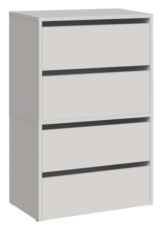 Szafka na Buty Topeshop Na Obuwie Modo X2 Biel 36x60x88 cm 1 szt.