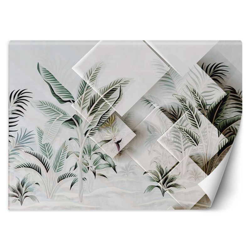 Fototapeta Feeby Zielone liście 3D 350x245 1 szt
