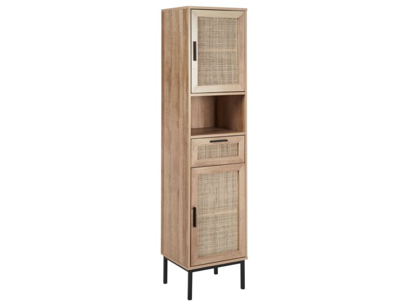 Szafka łazienkowa Rosell MDF 40 cm 36 cm 165 cm Jasne drewno 1 szt.