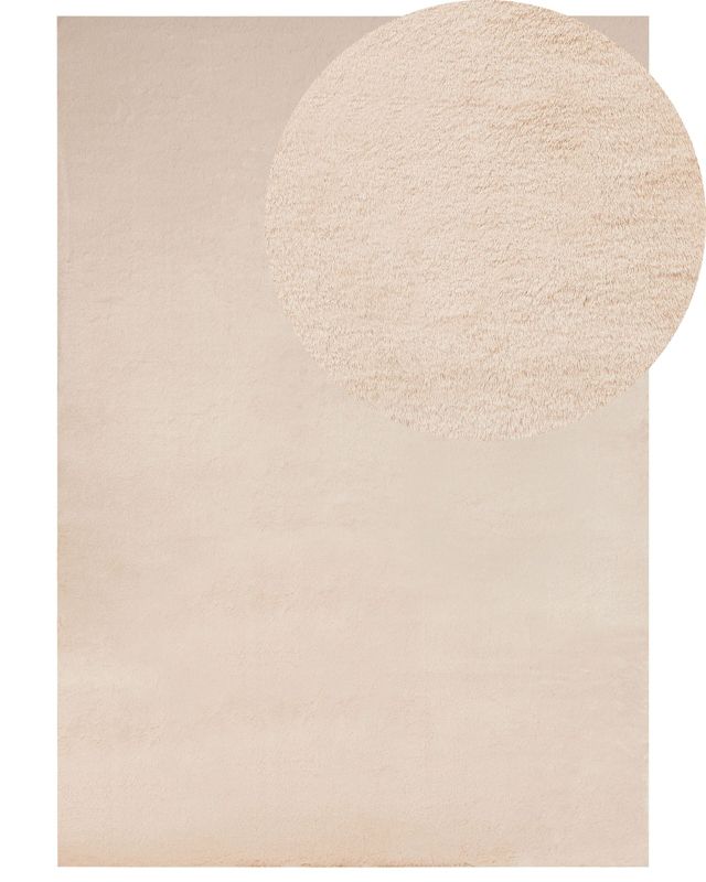 Dywan sztuczne futro królika 160 x 230 cm beżowy Mirpur 1 szt.