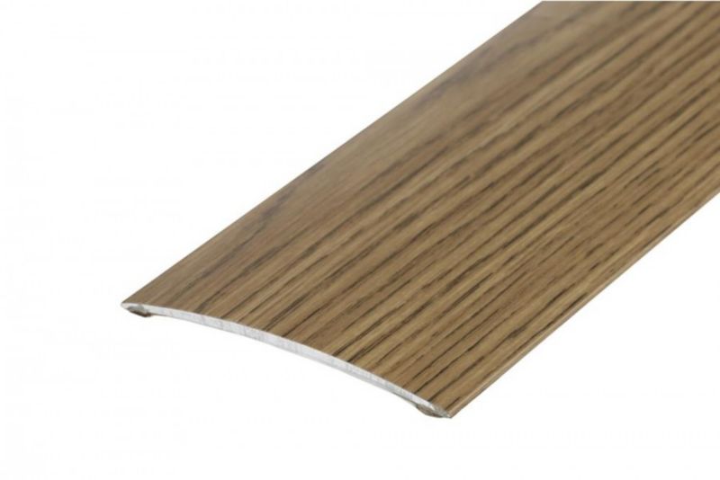 Profil progowy Cezar Dąb 80mm 1m aluminiowy 1 szt.
