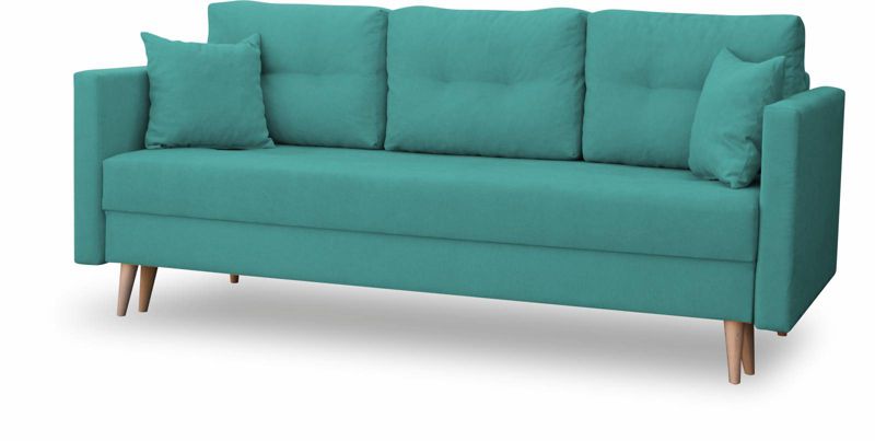 Sofa rozkładana do salonu Bonni Lahti Turkusowa 1 szt.