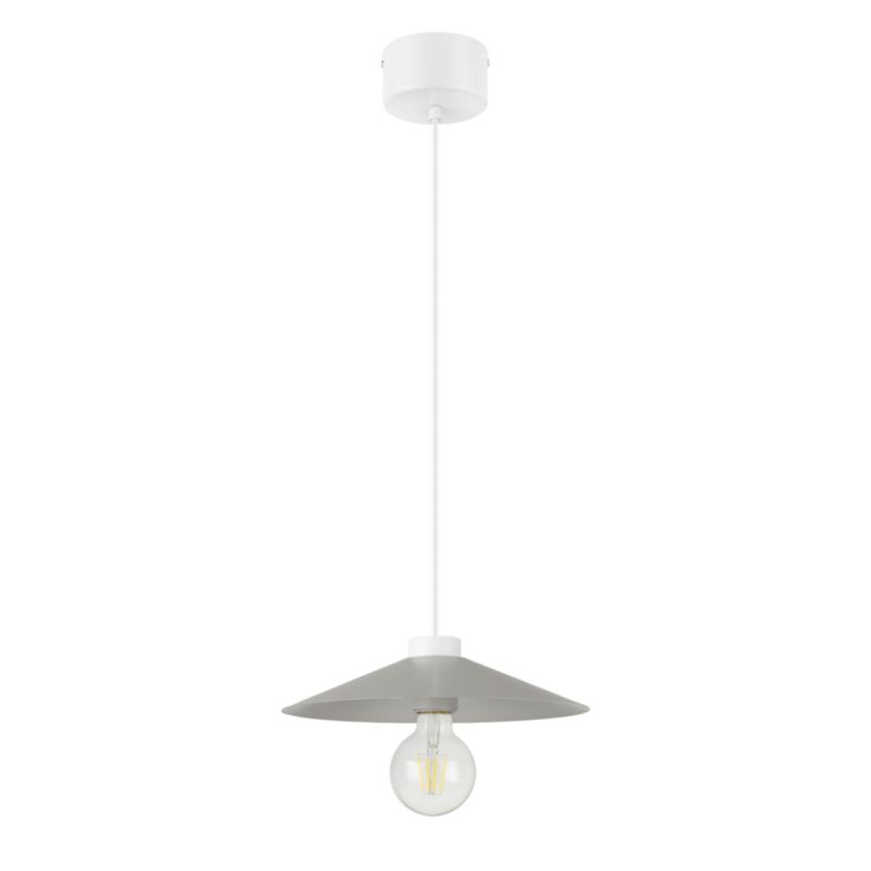 Lampa wisząca GoodHome Zanbar 1-punktowa E27 szara