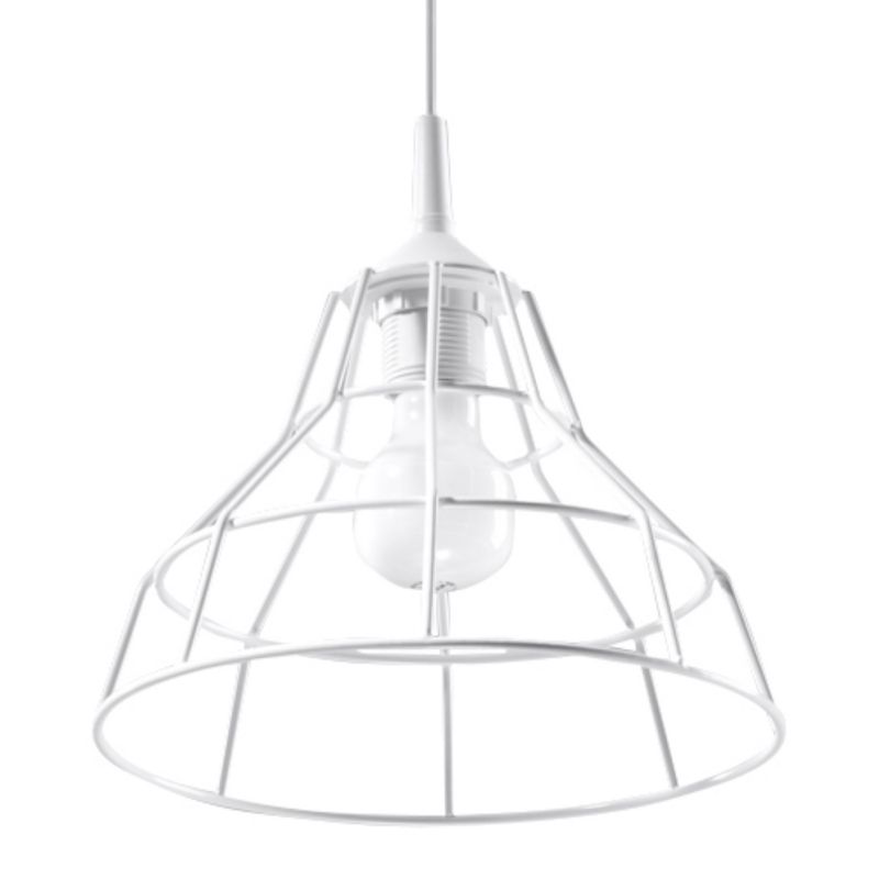 Lampa wisząca Sollux Lighting ANATA biała 1 szt.