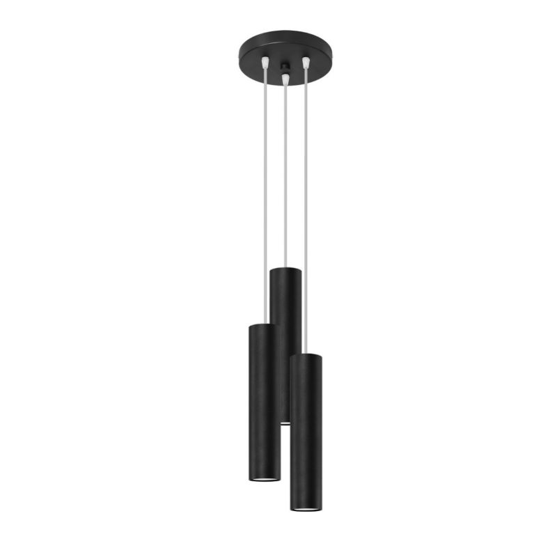 Lampa wisząca Sollux Lighting LAGOS 3P czarny 1 szt.