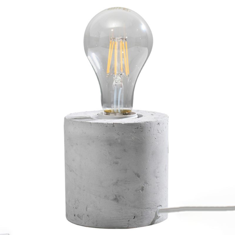 Lampa biurkowa Sollux Lighting SALGADO beton 1 szt.