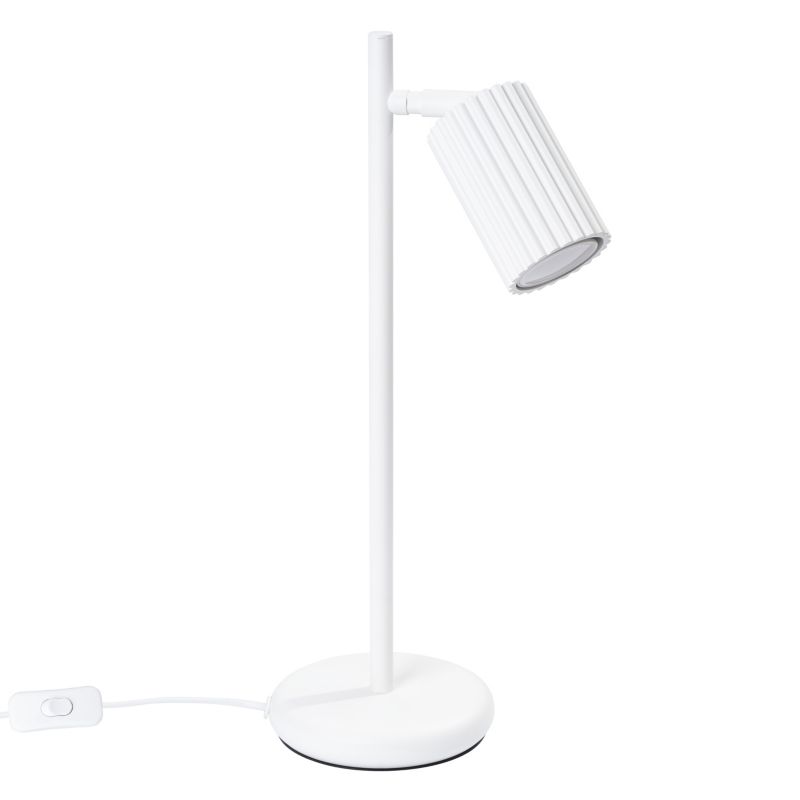 Lampa biurkowa KARBON biała 1 szt.