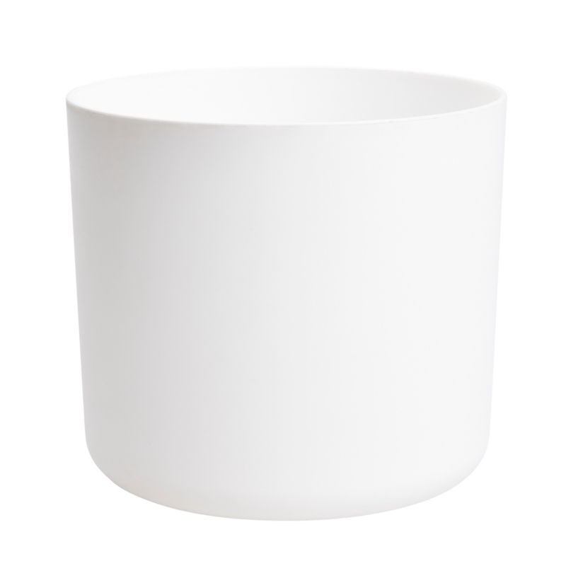 Doniczka plastikowa GoodHome 19 cm biała